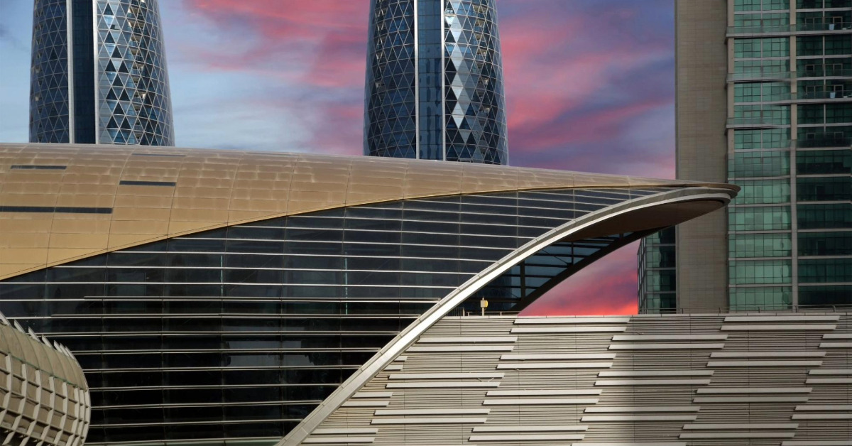 Dubai Metro Red Line from Centrepoint