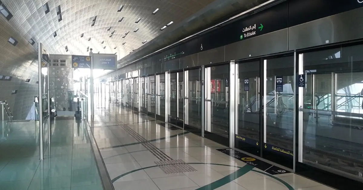 Metro Station Green Line Dubai UAE