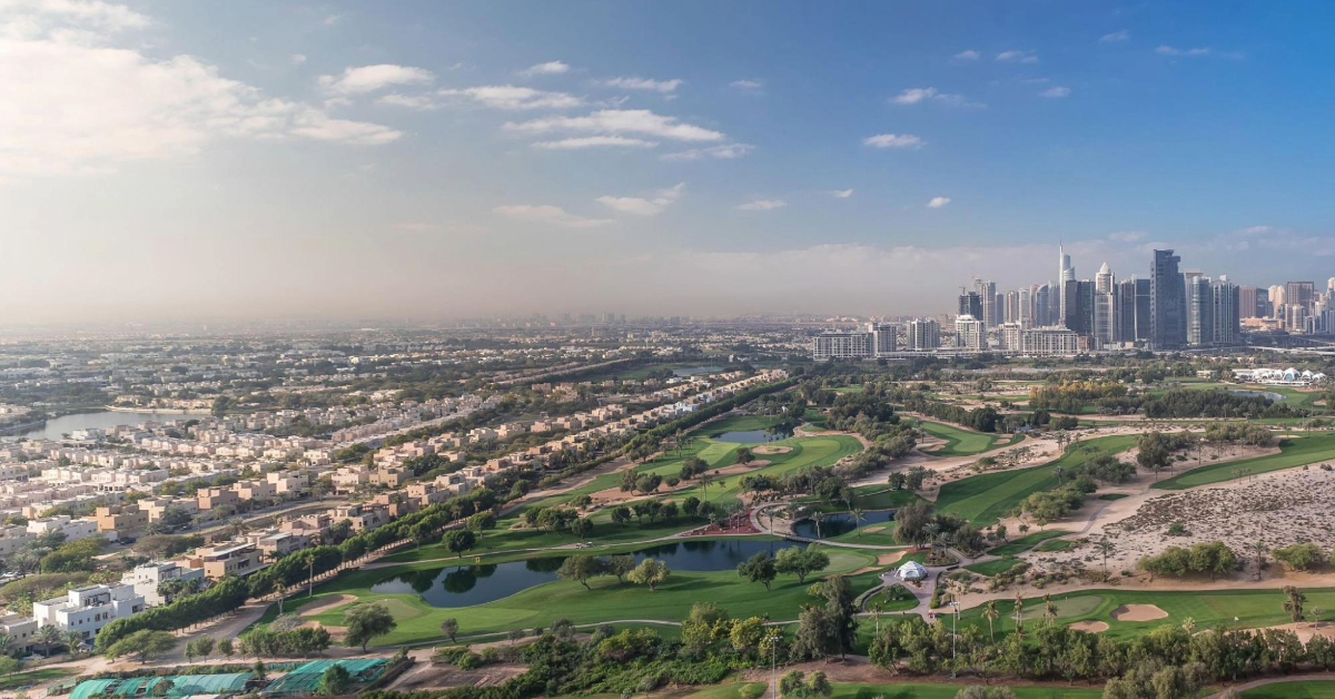 Dubai Marina with JLT skyscrapers