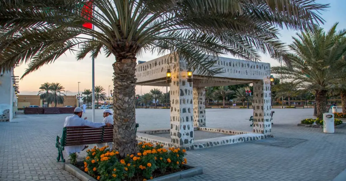 Kalba corniche park is one of the most beautiful kalba tourist places to visit