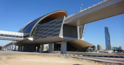 Metro Station in Dubai