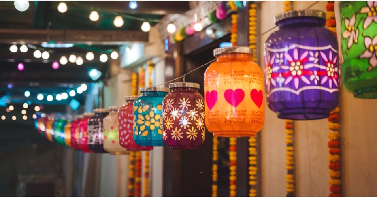Diyas for Diwali in Dubai