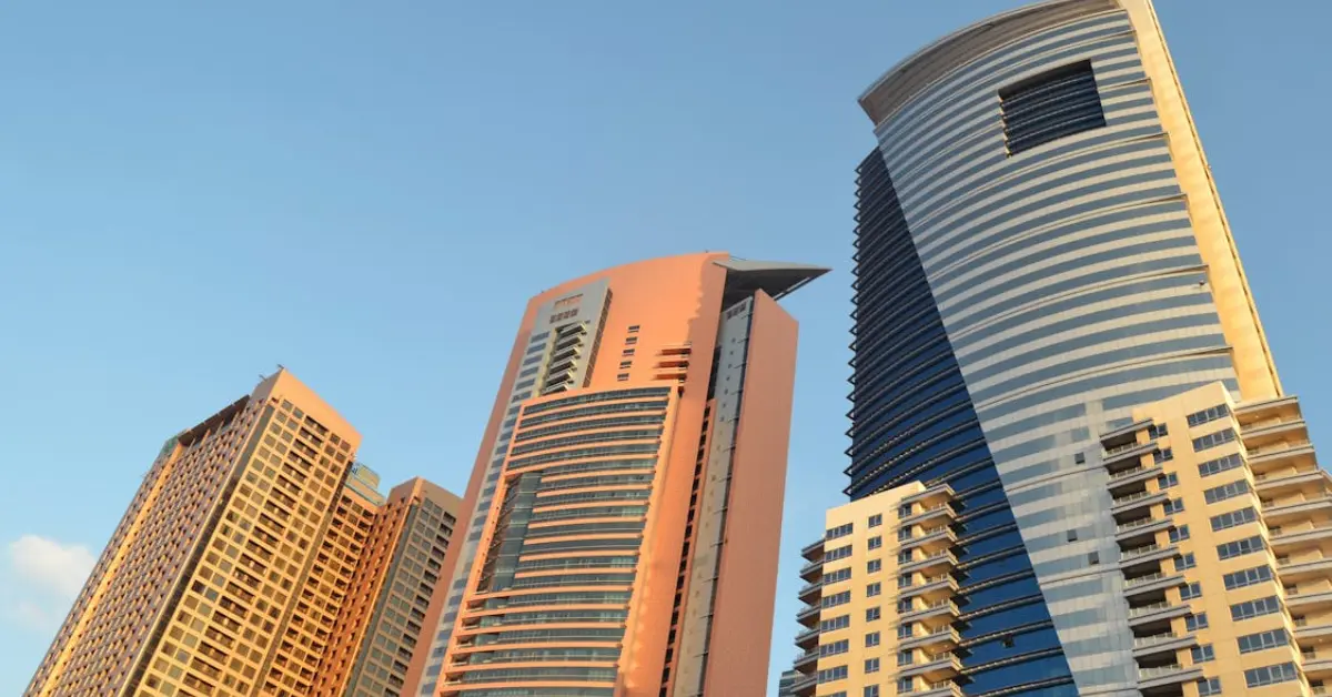 Residential towers in UAE - High rise buildings