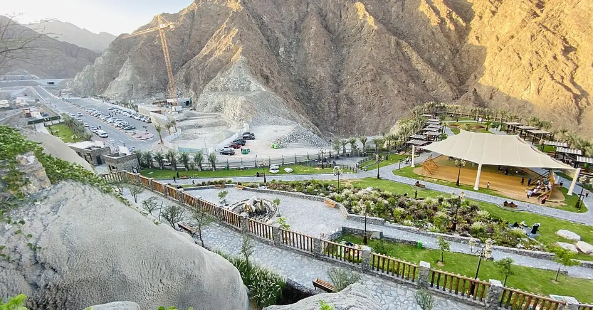 A breathtaking view of SheesPark at Khorfakkan