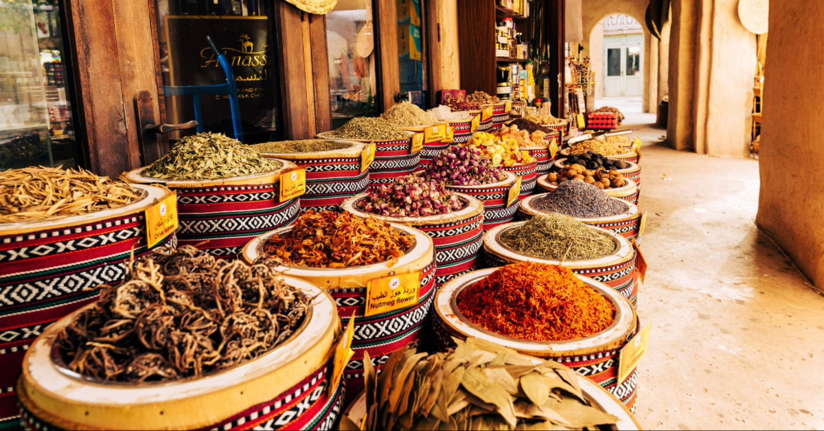 option of spices in Spice Souk In Dubai