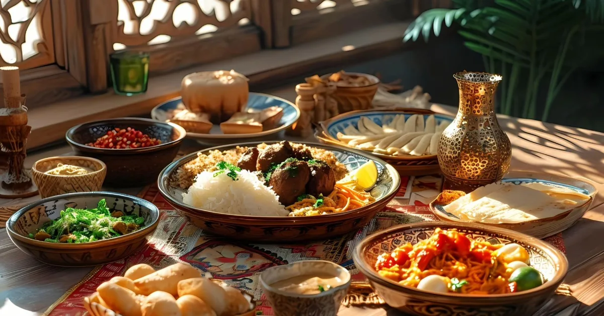 أطباق محلية من المطبخ الإماراتي في مطاعم العين الشعبية