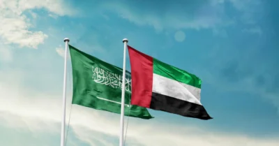 UAE and Saudi Arabia flag