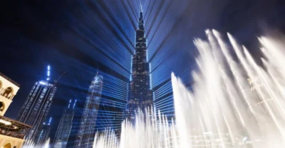 The Dubai Fountain by Burj Khalifa