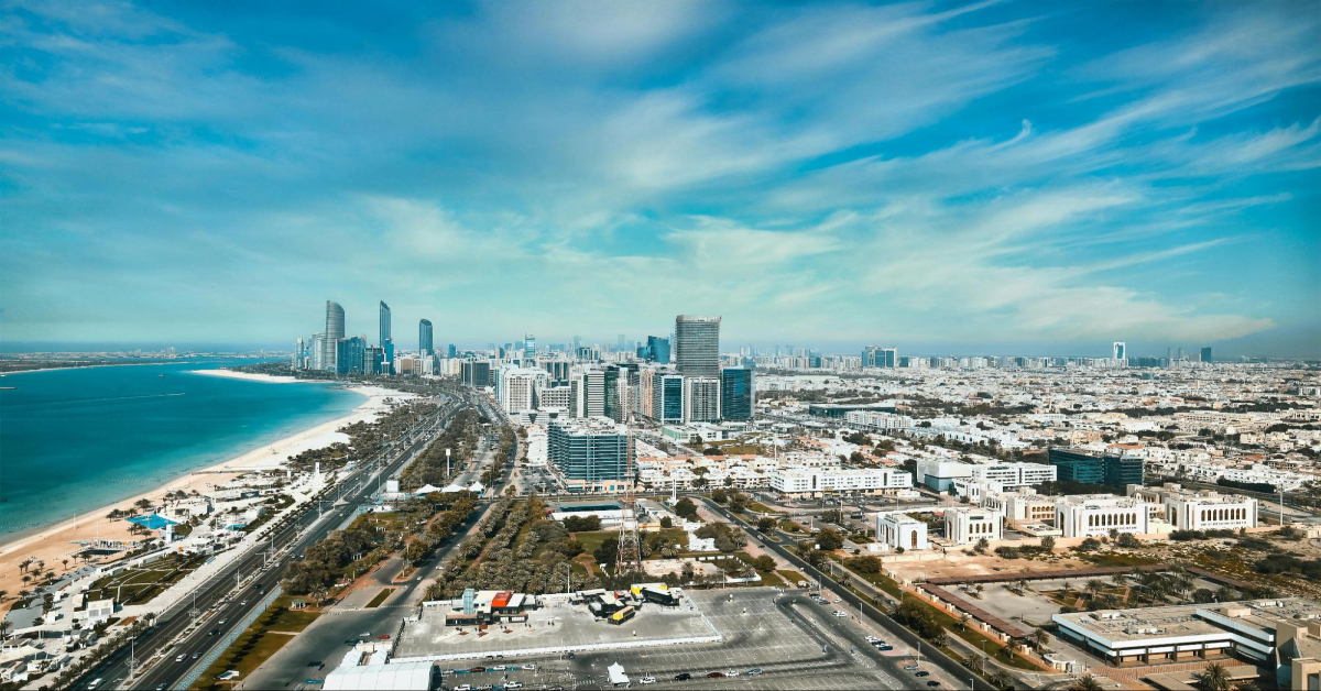 Abu Dhabi city in daylight