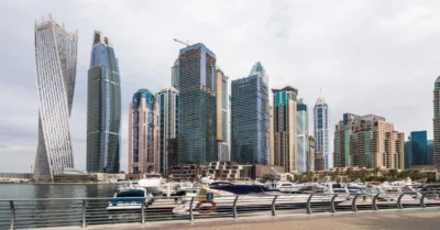 Dubai Skyscrapers in daylight
