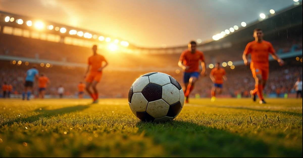A football match