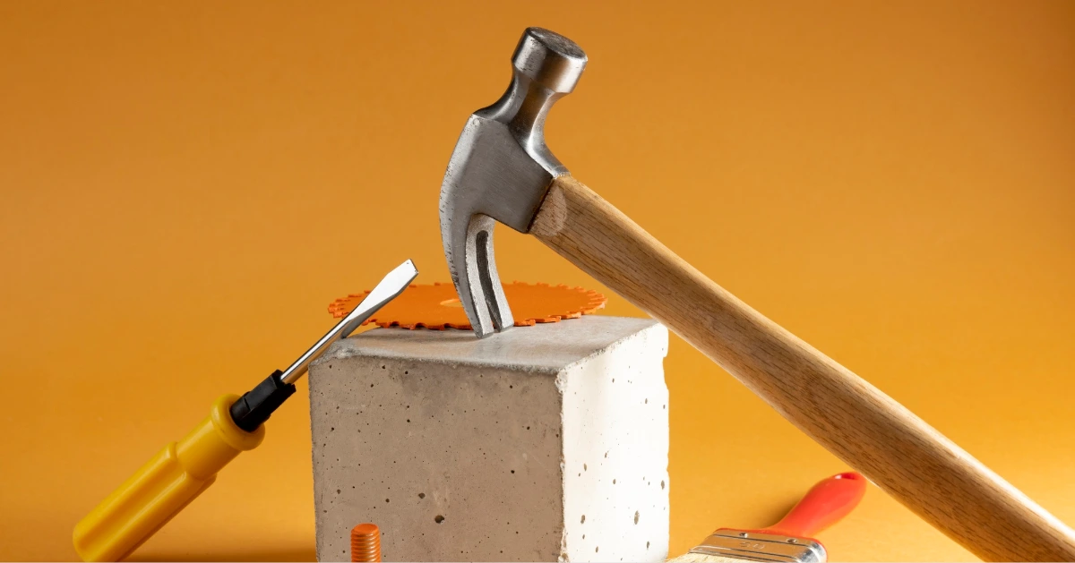 Hammer and construction materials