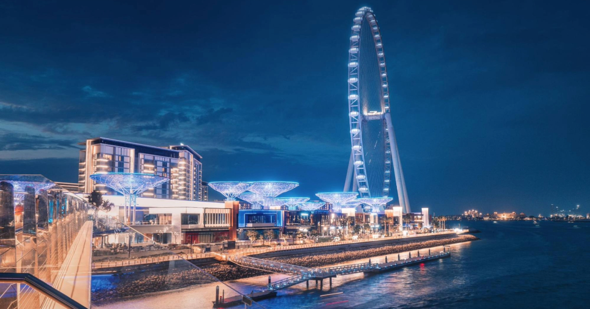 Bluewaters Walk Bridge in Dubai