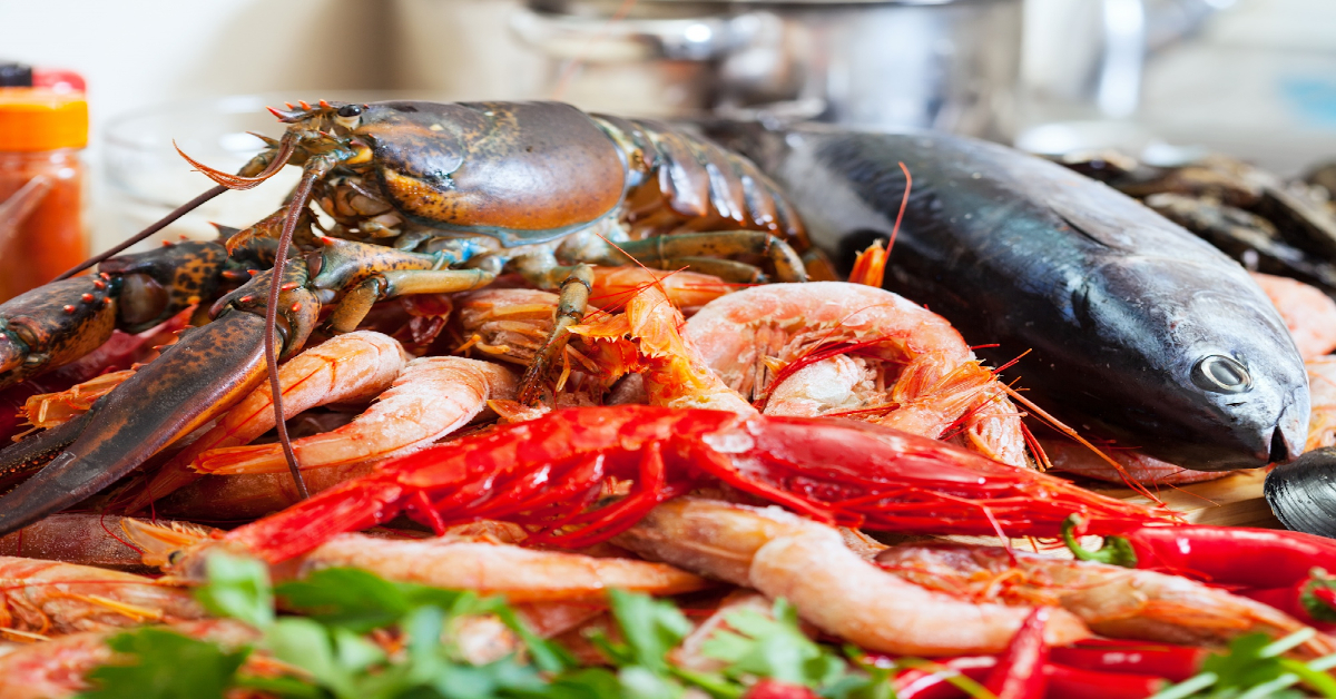 Seafood dish