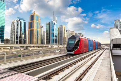 Al Qiyadah Metro Station in Dubai