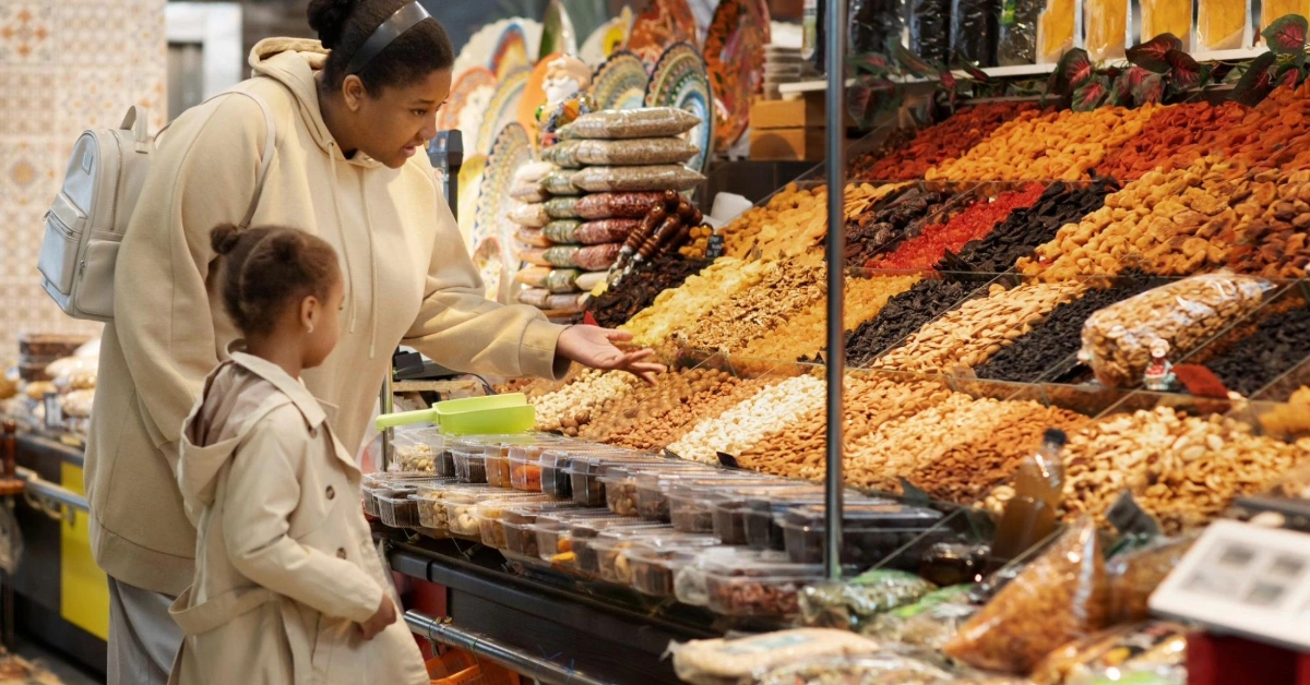 صورة التوابل العربية من أحد الأسواق الشعبية