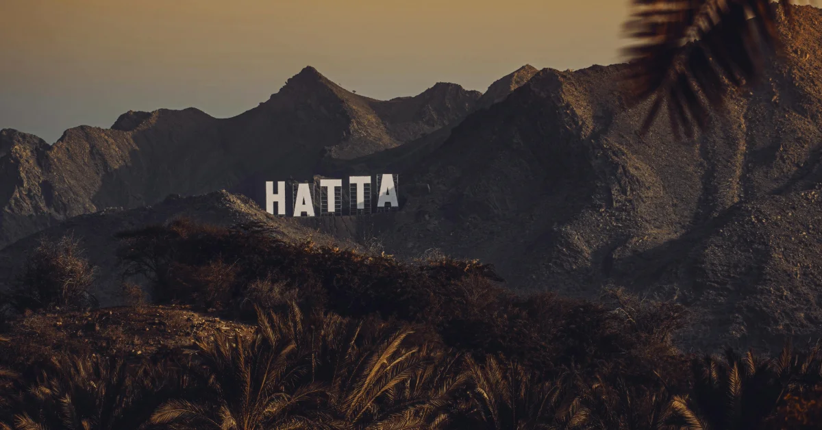 The Hatta Mountain in Dubai