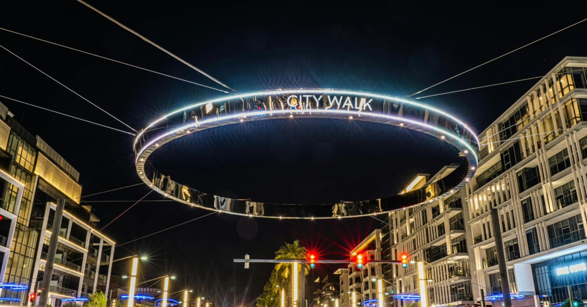 An evening in City Walk Dubai