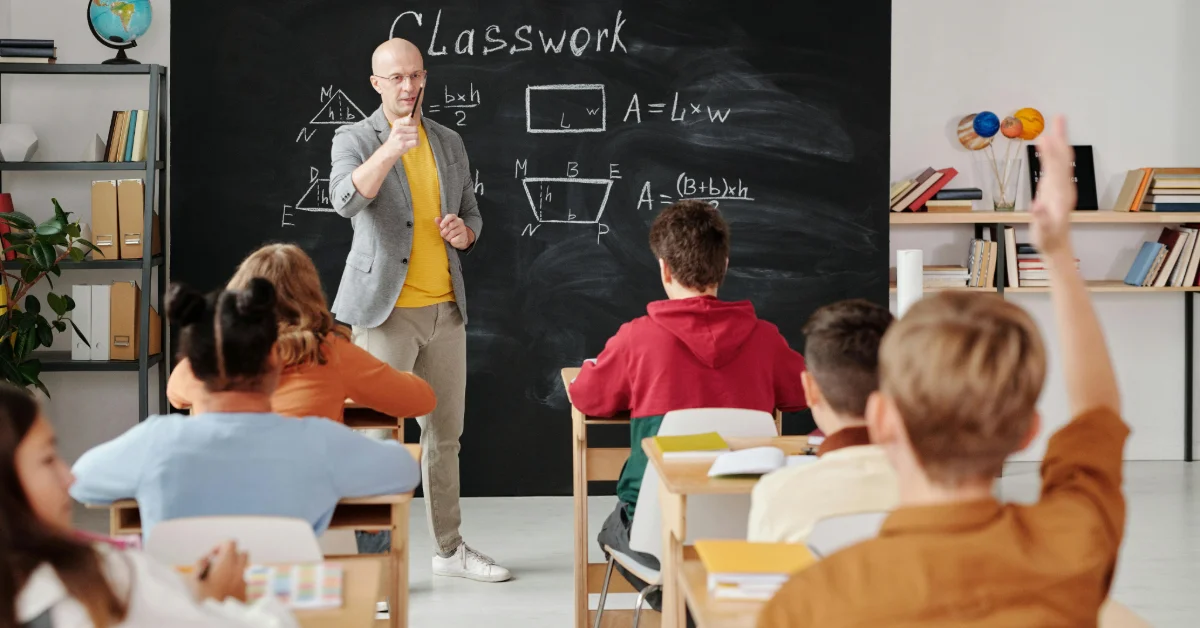 Classroom in one of  Dubai Hills Estate schools