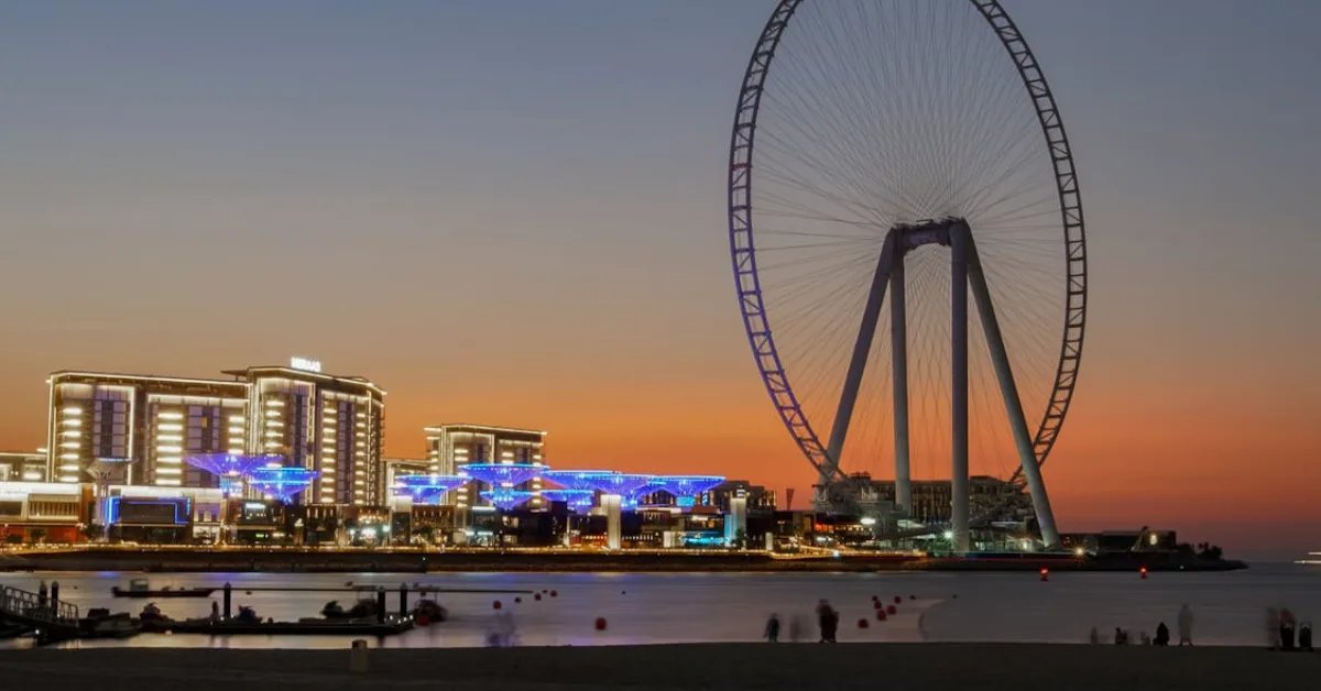 صورة لعين دبي، أحد أبرز أماكن فعاليات اليوم الوطني في دبي