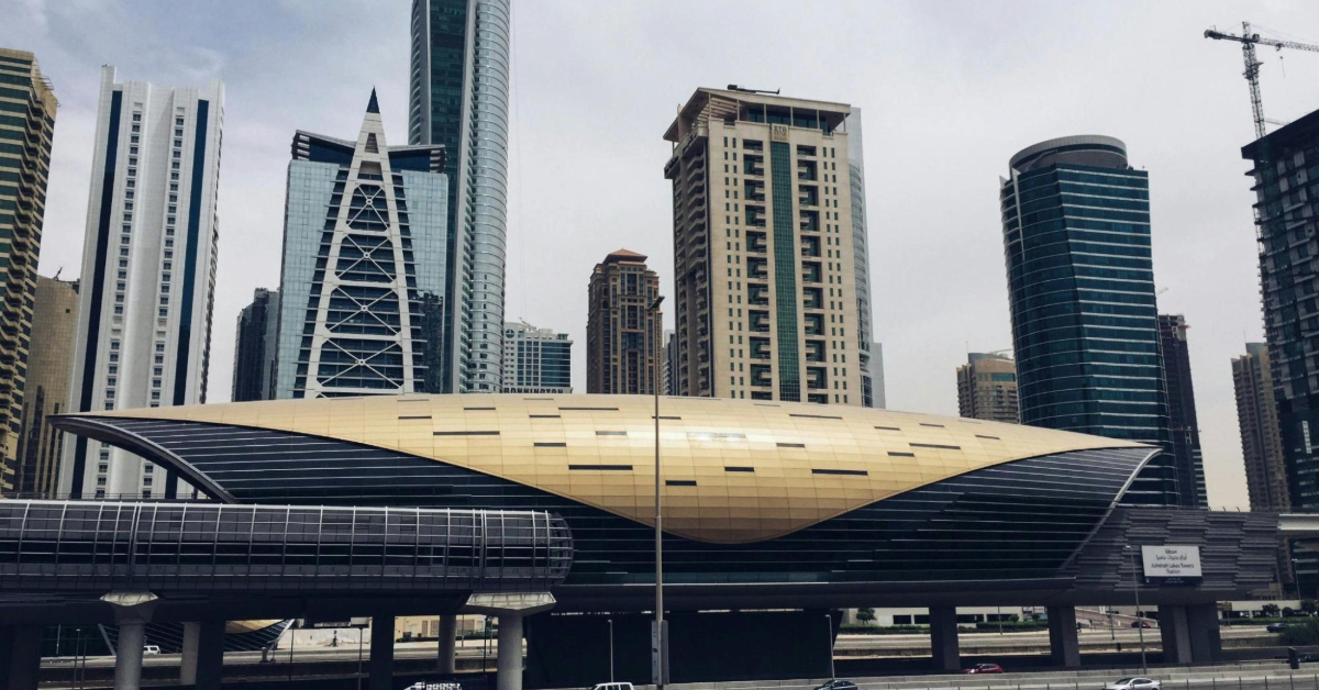 Dubai Metro station