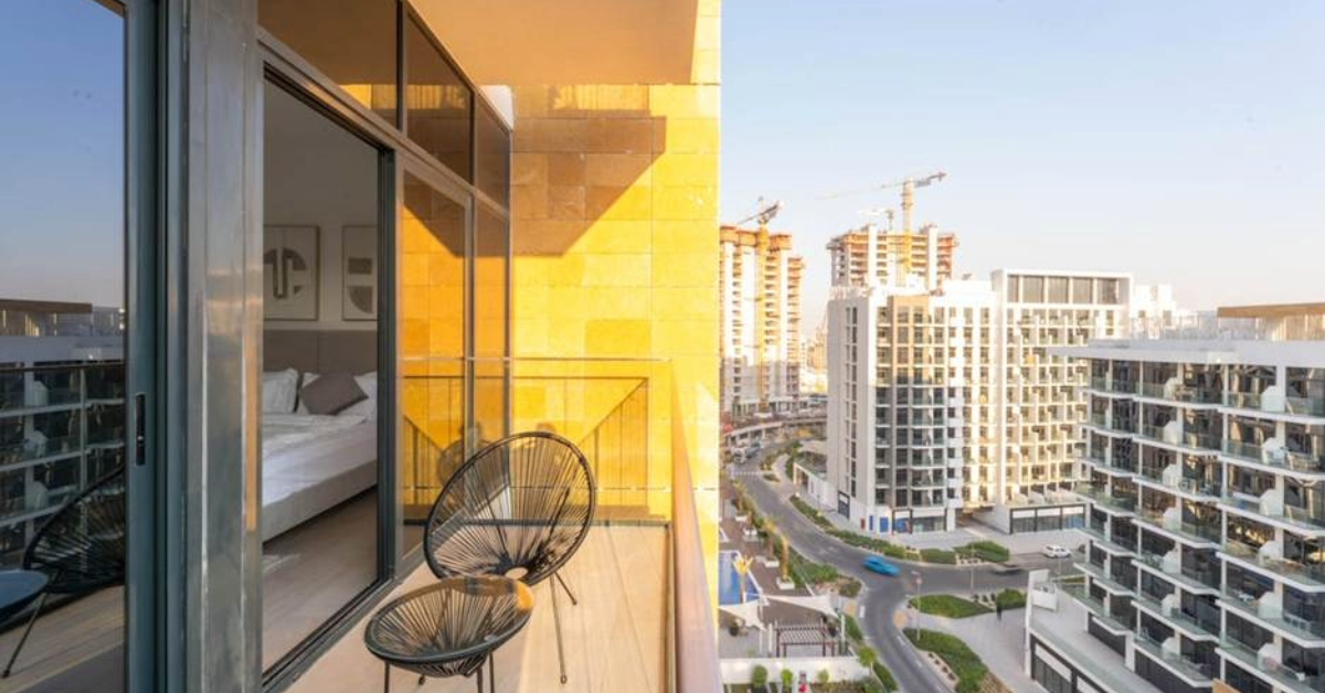 Dubai skyline with new developments