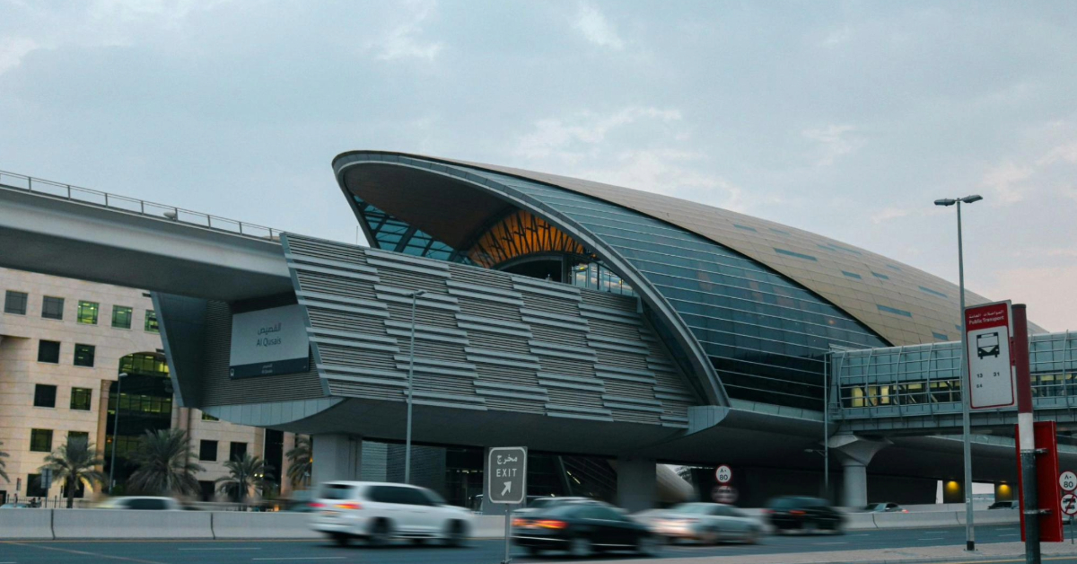Metro Station in Dubai