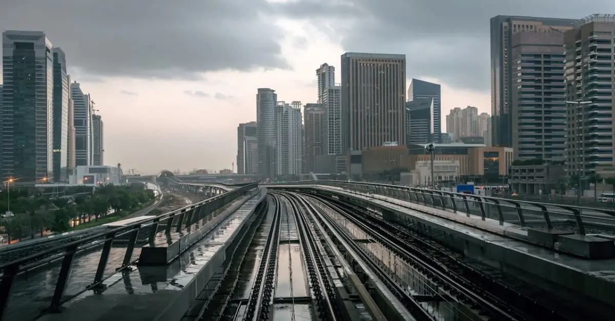 Dubai Metro Tracks