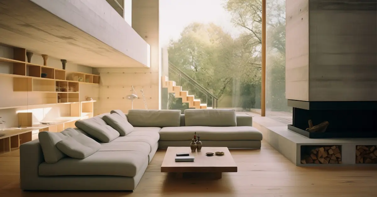 Modern living room interior design