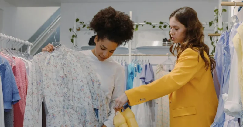 People shopping in a mall near Al Nahda, Dubai