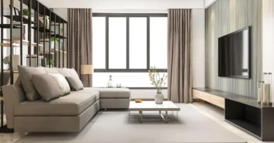 A clean and allergy-proof home interior with bright natural light and minimal to show to how to allergy proof your home
