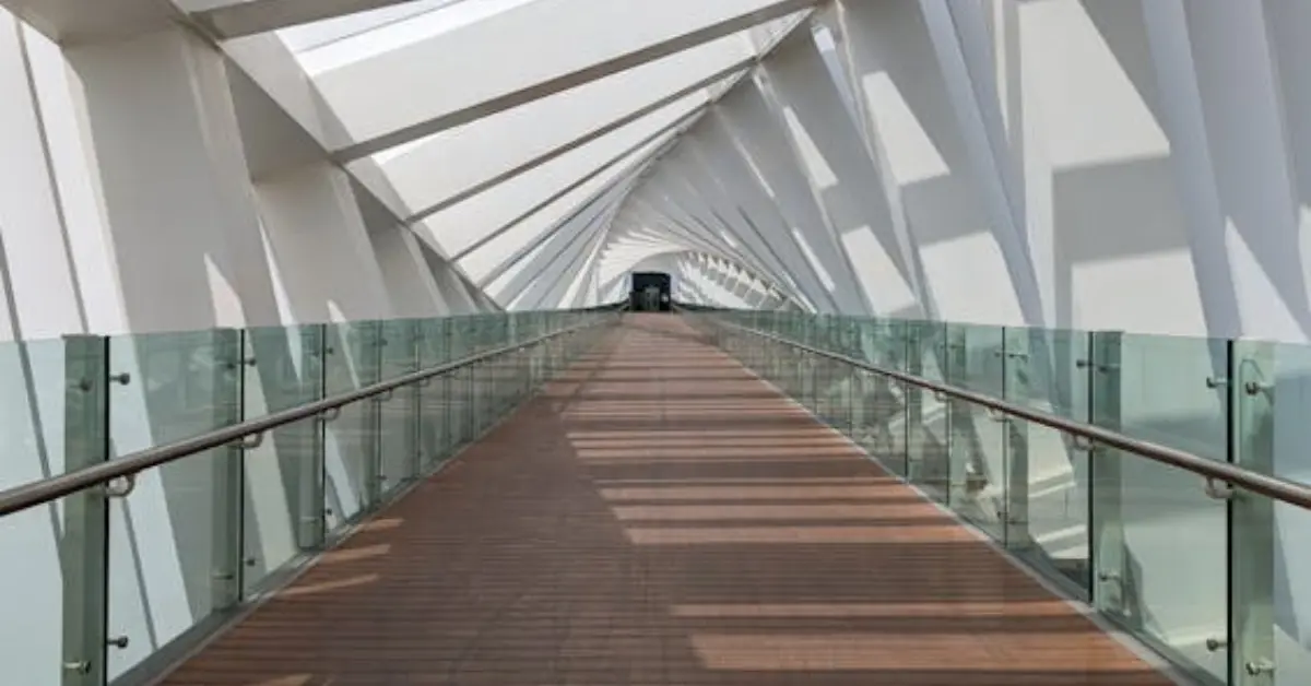 Walking bridge in UAE