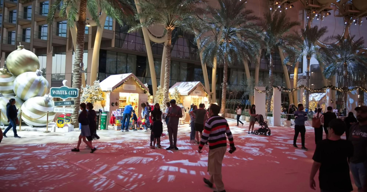 Winter city at Expo City Dubai