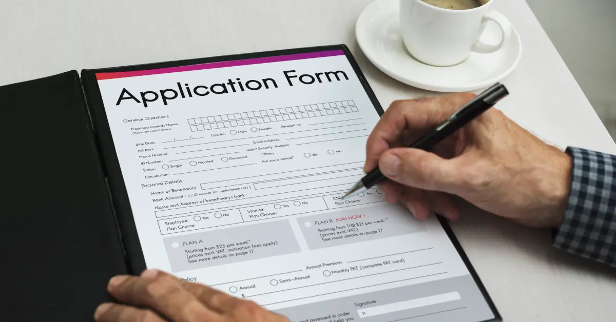 application form for employment