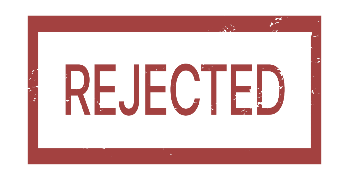 Rejected Stamp