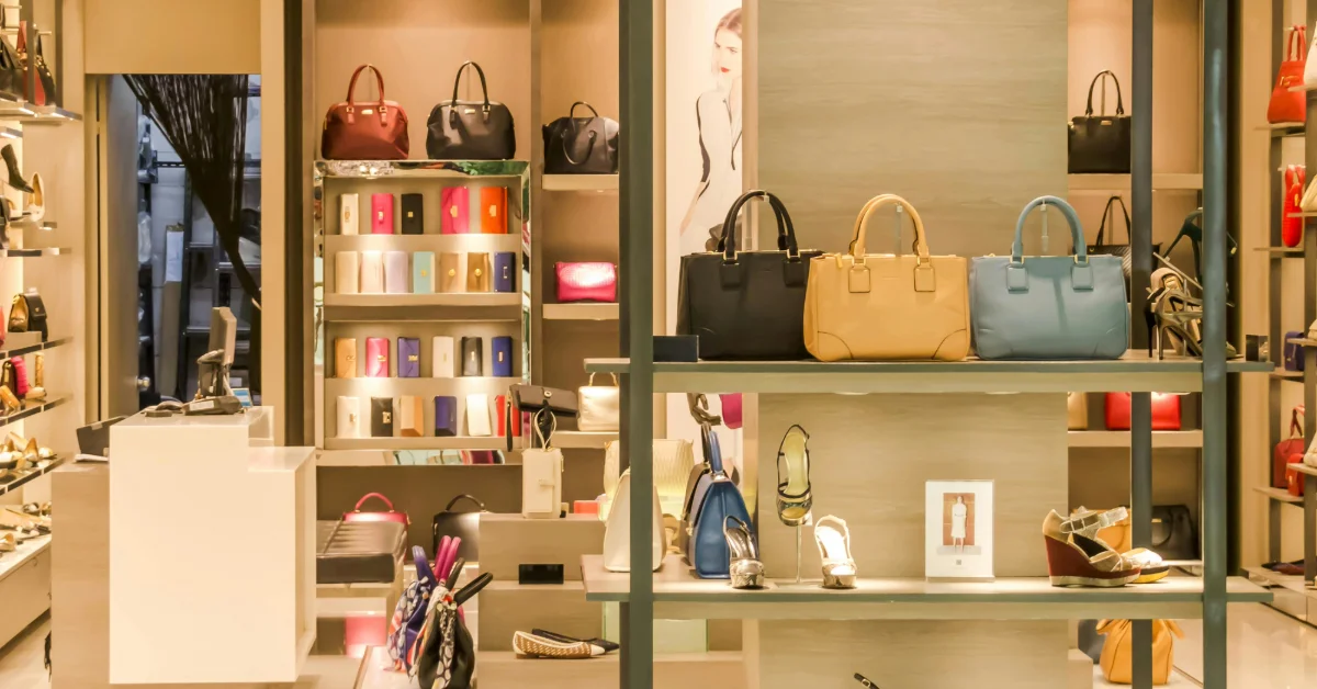 bag store in a Dubai shopping mall