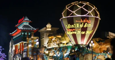 Global Village Dubai hot balloon