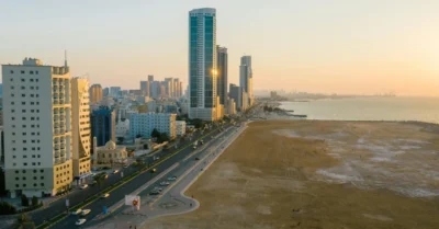 صورة لمدينة عجمان لتوضيح أماكن السكن في العامرة بعجمان