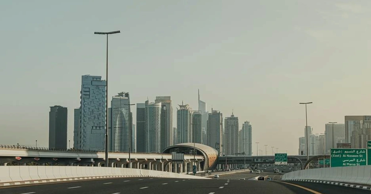 Modern UAE high-rise buildings