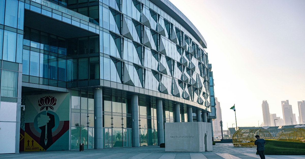 Side view of Dubai Design District