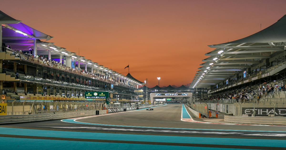 Yas Marina Circuit in Abu Dhabi,