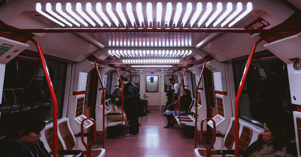People on the metro