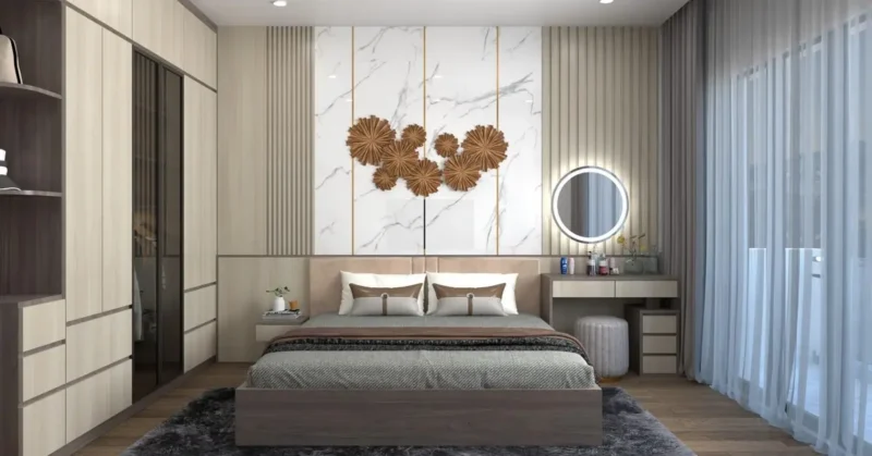 A hotel room in a Dubai resort