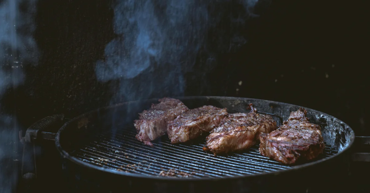 Sizzling steak in an Abu Dhabi restaurant