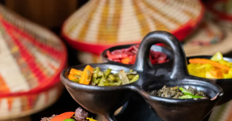 African food platter