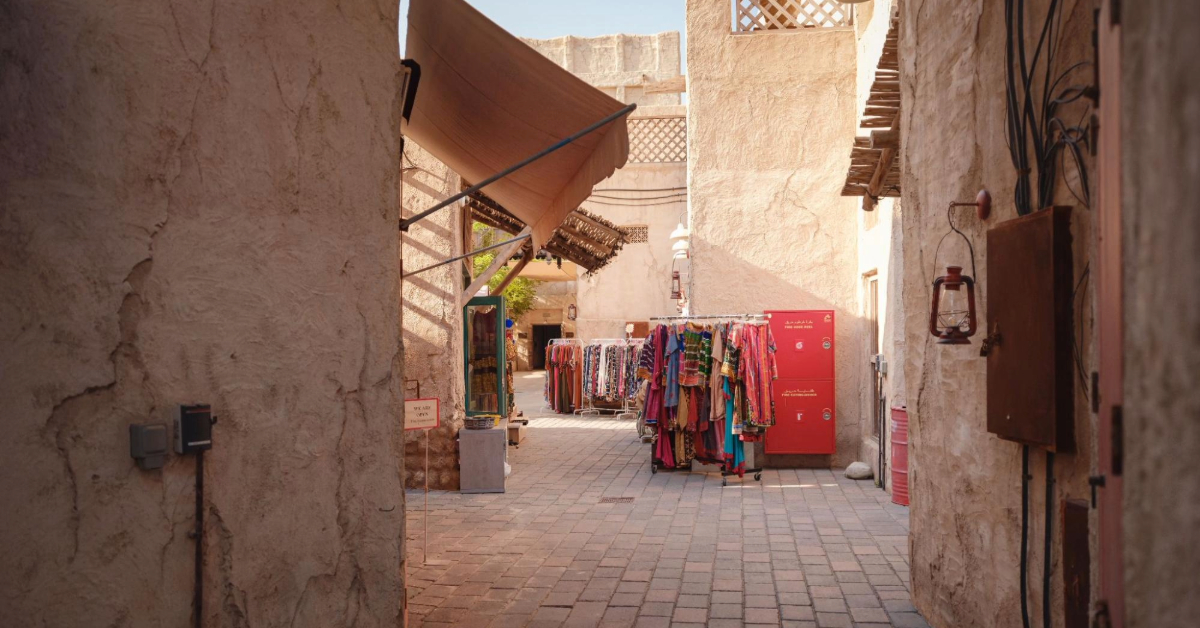 Al Seef old town village in Dubai