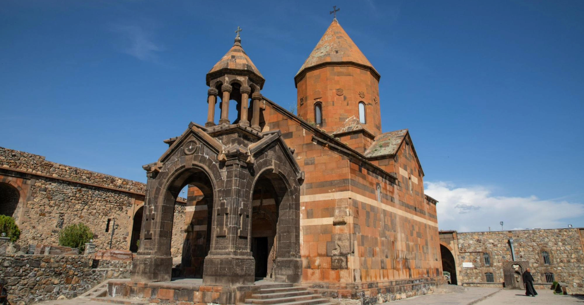 A scenic view of an ancient Armenian Christian Church