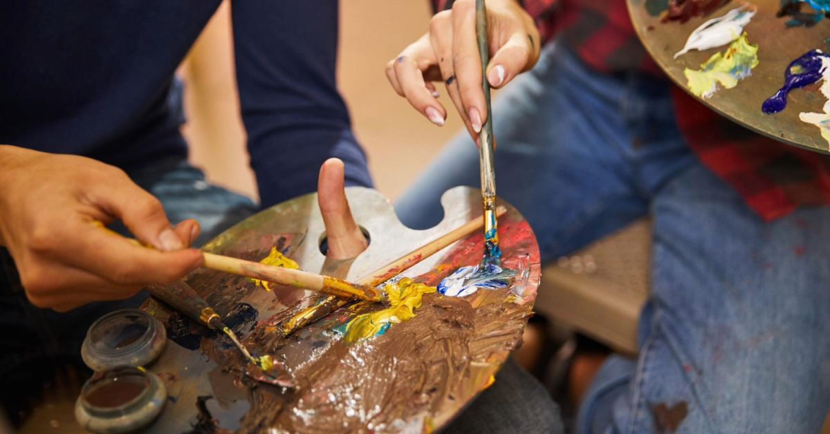 Art workshop in the Al Quoz Arts Festival