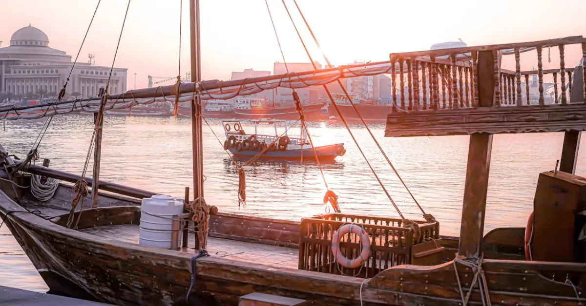 Boats in Sharjah UAE