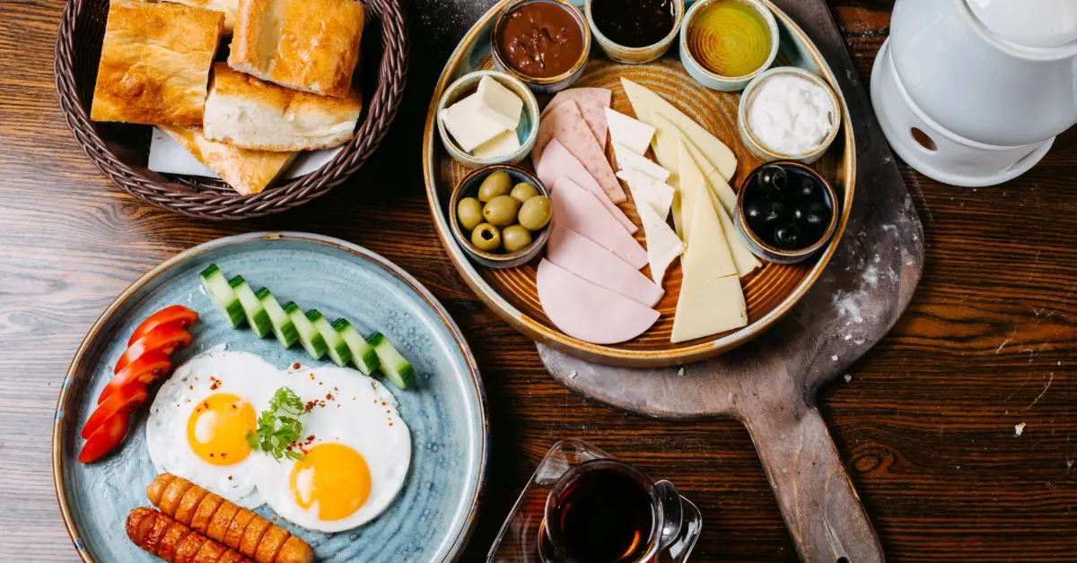 British food served in a Dubai restaurant
